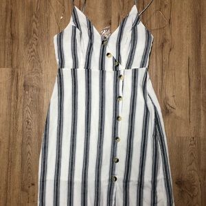 Stripped summer dress